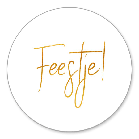 Feestje in goudlook